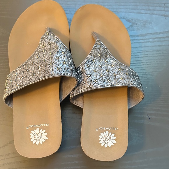 Yellow Box Women's Glittering Sandals - Picture 1 of 4